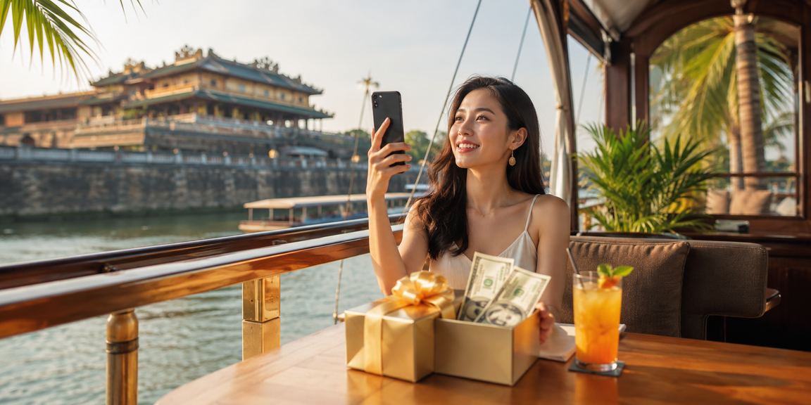 Người dùng Việt Nam trải nghiệm casino trực tuyến trên điện thoại bên ly cà phê