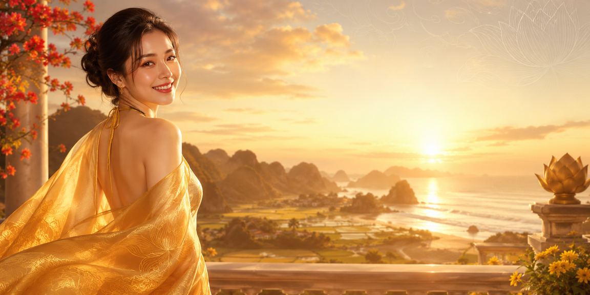 Người chơi thử vận may với slot game tại Ninh Bình trong khung cảnh thiên nhiên