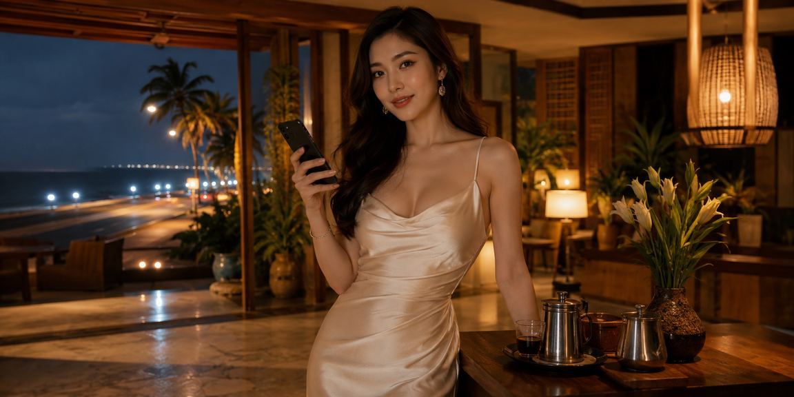 Người Việt Nam xem cá cược thể thao bên ly cà phê tại Phan Thiết